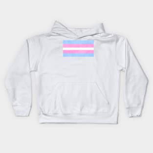 Shimmer Trans Pride Flag Kids Hoodie